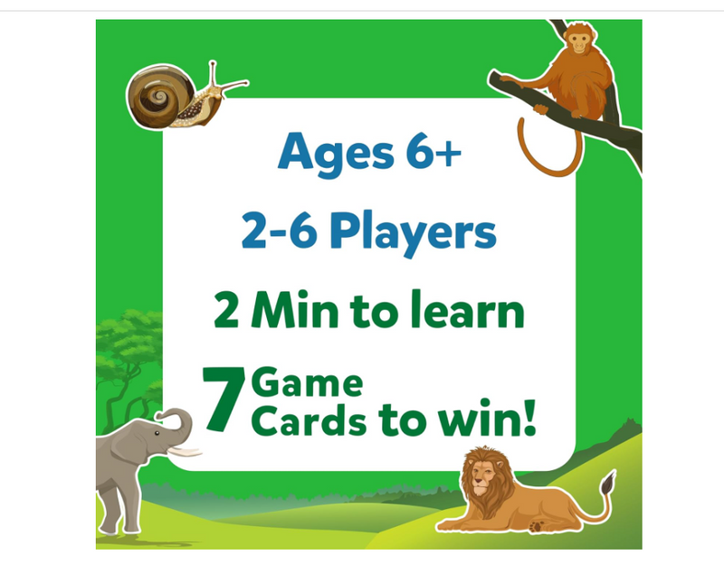 Skillmatics Card Game - Guess in 10 Animal Planet, Stocking Stuffers, Perfect for Boys, Girls, Kids, and Families Who Love Toys, Board Games, Gifts for Ages 6, 7, 8, 9