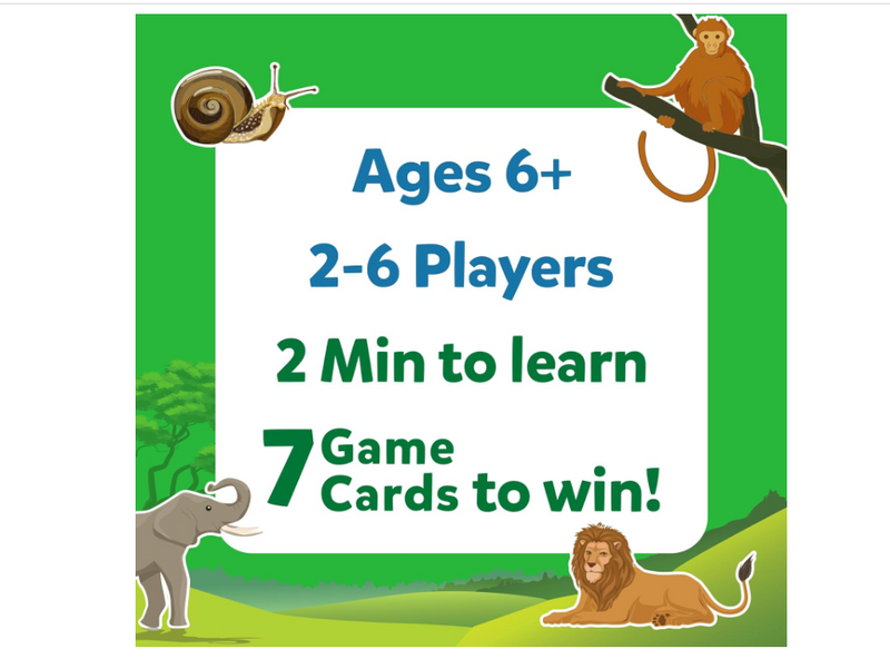 Skillmatics Card Game - Guess in 10 Animal Planet, Stocking Stuffers, Perfect for Boys, Girls, Kids, and Families Who Love Toys, Board Games, Gifts for Ages 6, 7, 8, 9