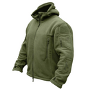 Men's Military Tactical Sport Warm Fleece Hooded Outdoor Adventure Jacket CoatsTacti, cal Fleece Hoodie. (US, Alpha, X-Large, Regular, Regular, 1, BLACK)